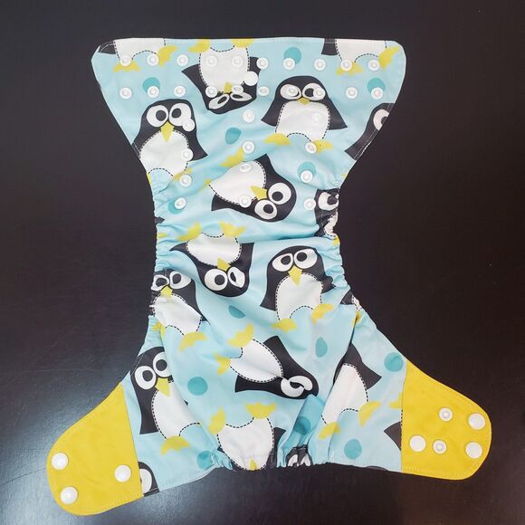 Cloth Diaper LOT 5 OS Pocket Diapers Mixed Brands Fixer Lot Relaxed Elastics - Picture 6 of 12